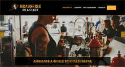 Desktop Screenshot of brasseriedelouest.com